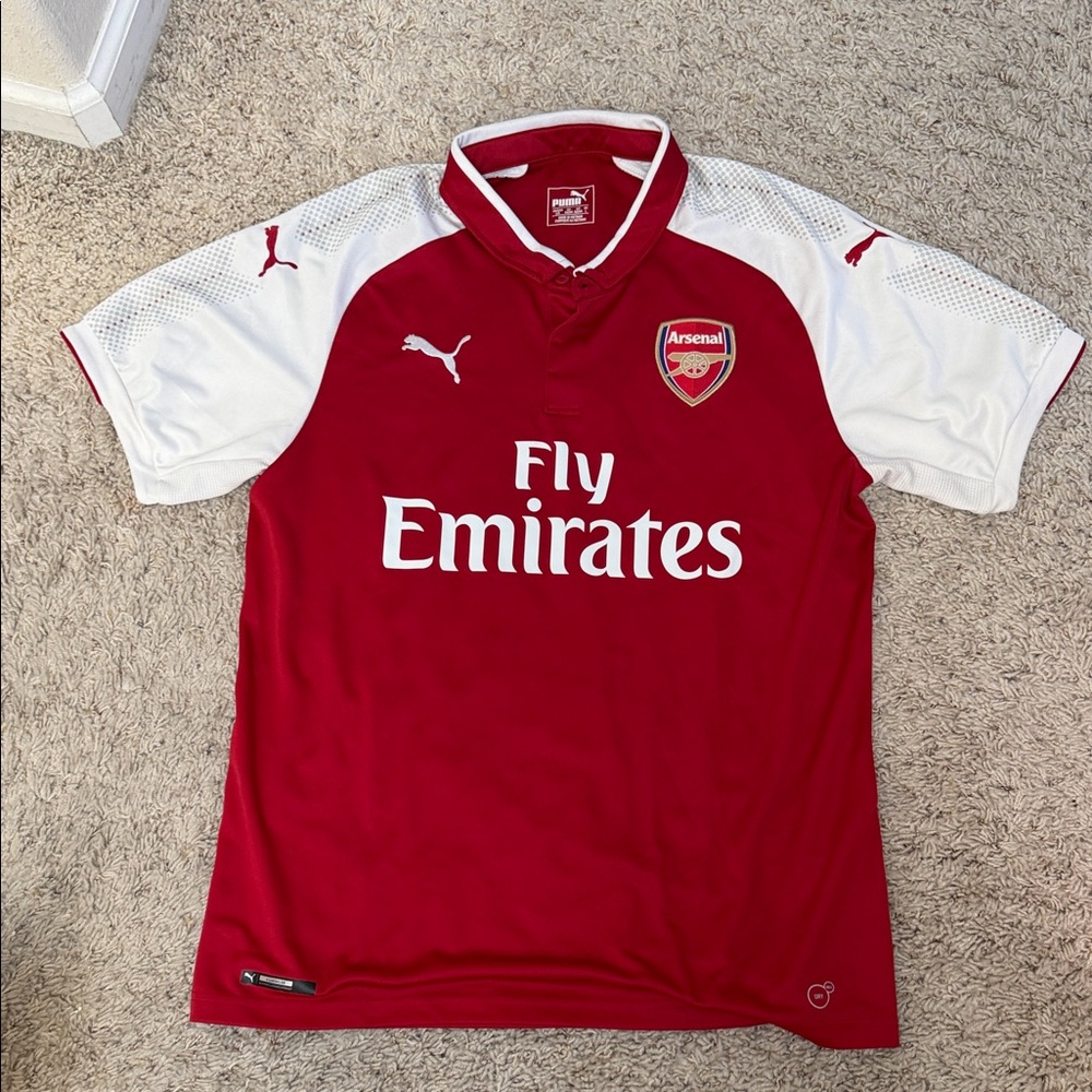 Puma Arsenal Red and White Football Shirt